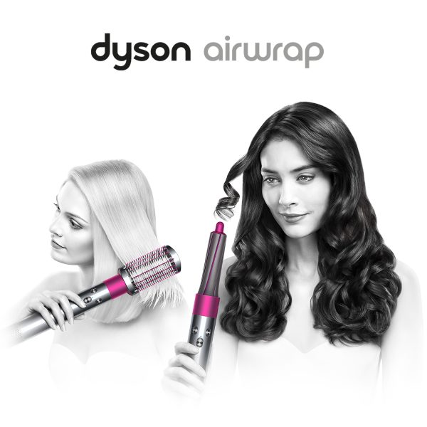 DYSON AIRWRAP HS01 COMPLETE Nickel Fuchsia Iron